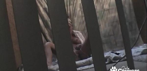  Peeping Tom Flims Starri Knight Playing With Herself On Her Porch